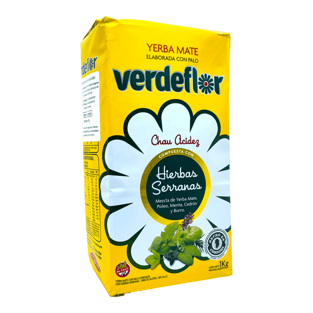 Verdeflor Hierbas Serranas Yerba Mate 1kg