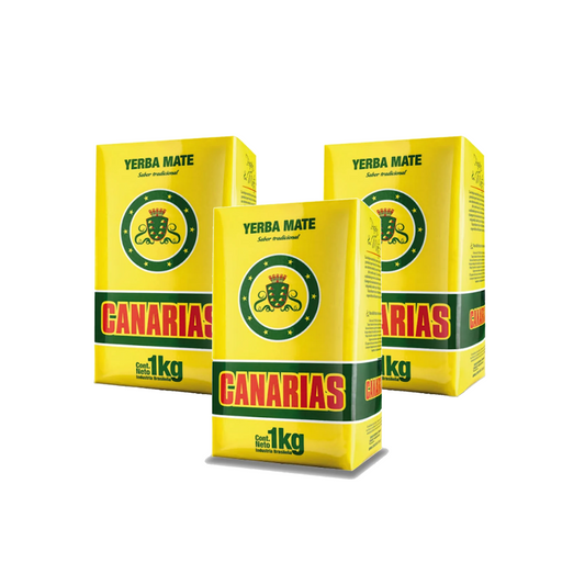 Canarias Tradicional Yerba Mate 1kg x3