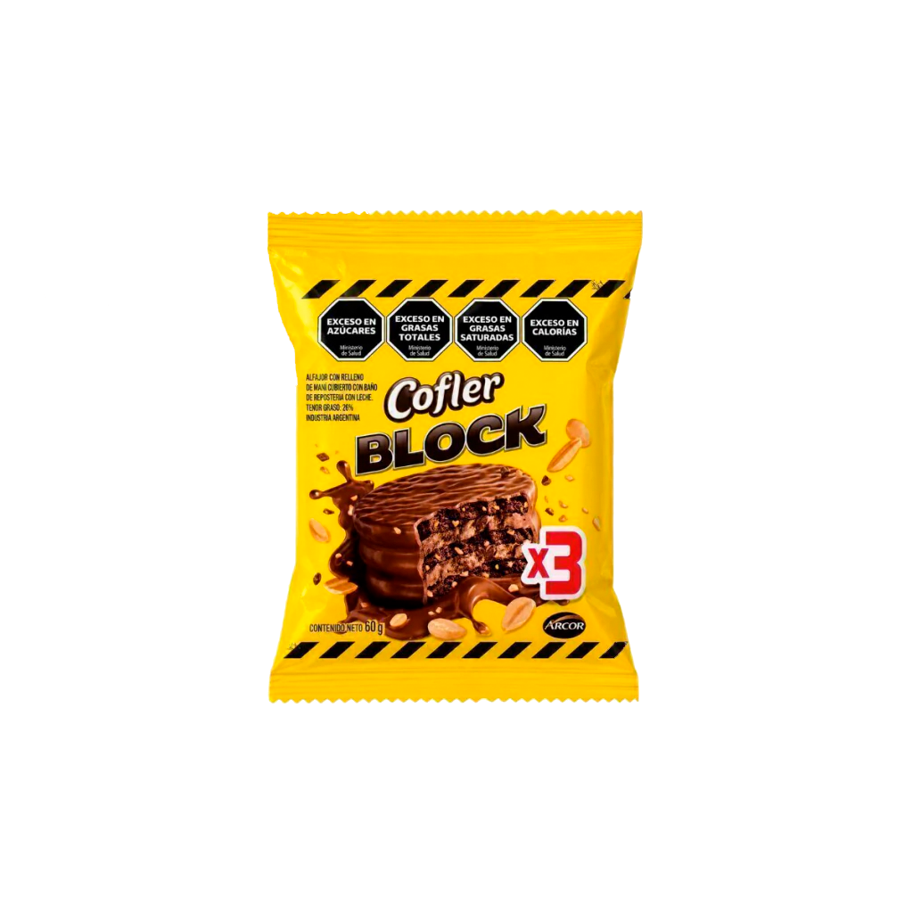 Cofler Block Triple Alfajor 60g
