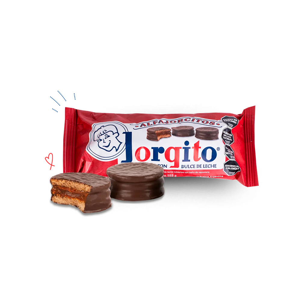 Jorgito Mini Dark Chocolate Alfajorcitos 155g