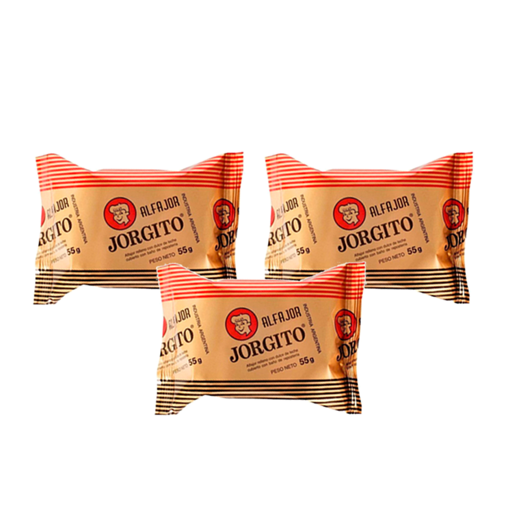 Jorgito Chocolate Alfajor 55g x3 un