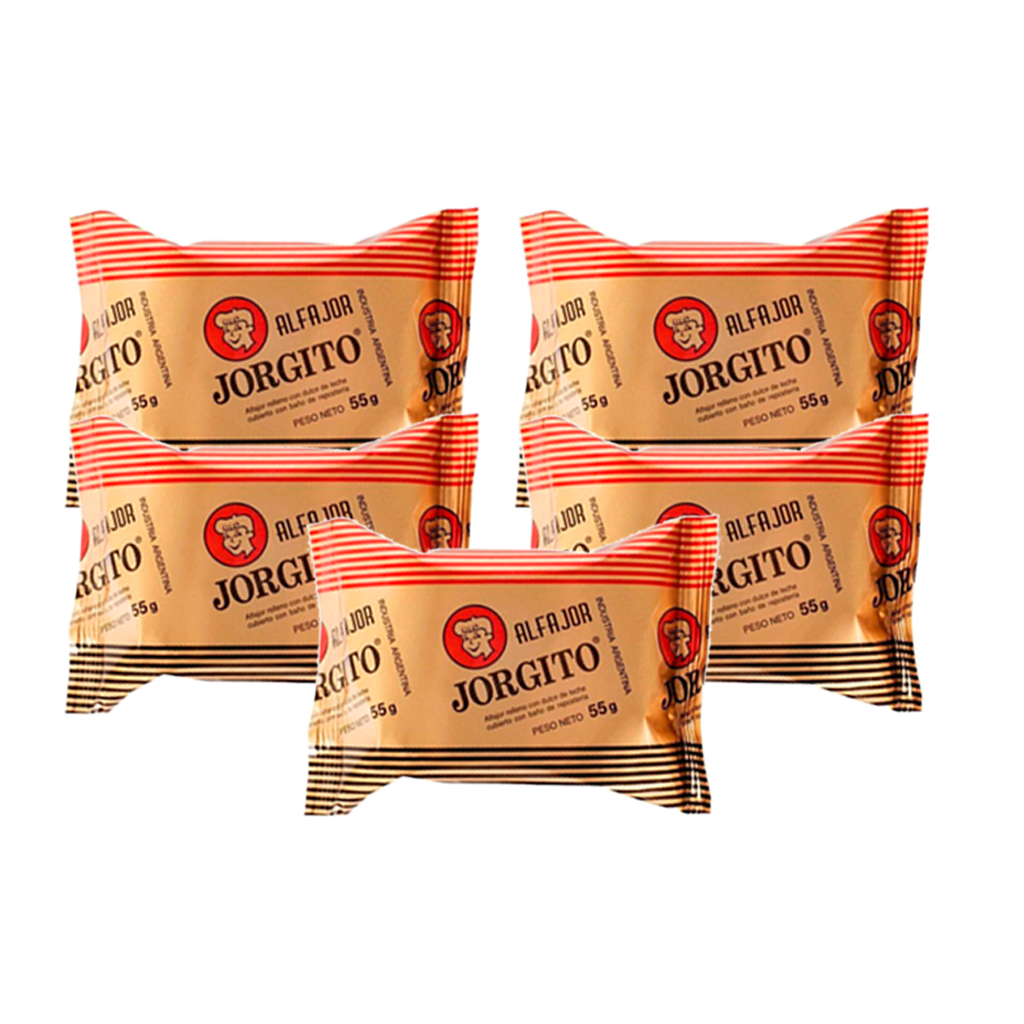 Jorgito Chocolate Alfajor 50g x5 un