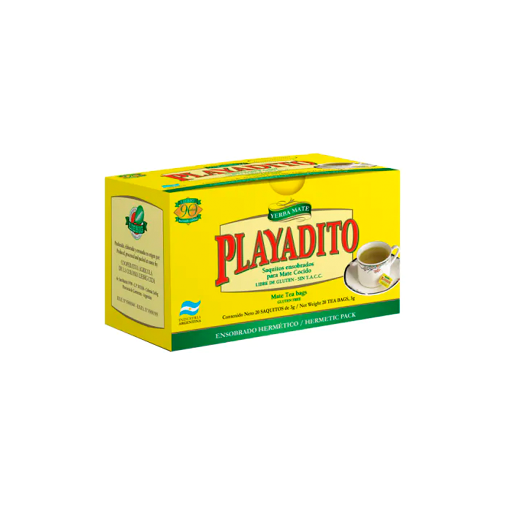 Playadito Mate Cocido - 20 Tea Bags (40g) - Sabor Austral Market
