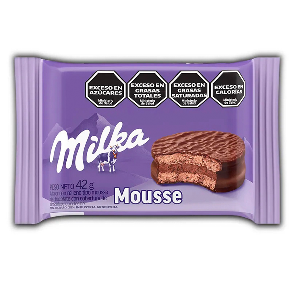 Milka Mousse Chocolate Alfajor 42g